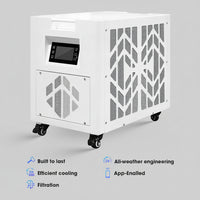 Inflatable Cold Plunge Tub Designed for Home Recovery, WiFi App Control, 37°F Cooling, 80 Gallon Capacity