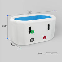 Inflatable Cold Plunge Tub Designed for Home Recovery, WiFi App Control, 37°F Cooling, 80 Gallon Capacity