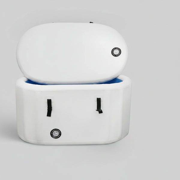 Inflatable Cold Plunge Tub Designed for Home Recovery, WiFi App Control, 37°F Cooling, 80 Gallon Capacity