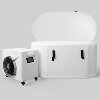 Inflatable Cold Plunge Tub Designed for Home Recovery, WiFi App Control, 37°F Cooling, 80 Gallon Capacity