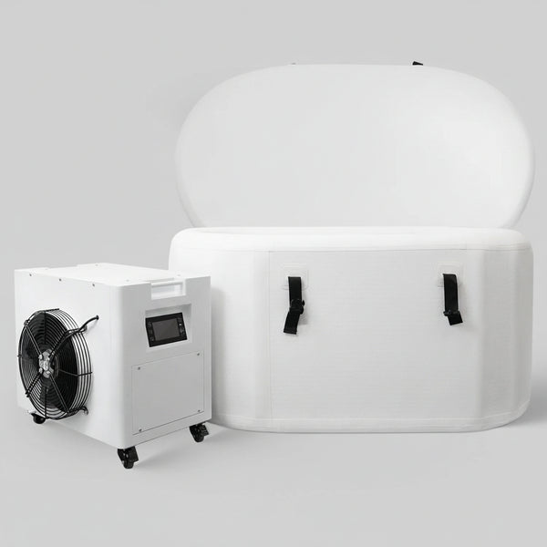 Inflatable Cold Plunge Tub Designed for Home Recovery, WiFi App Control, 37°F Cooling, 80 Gallon Capacity