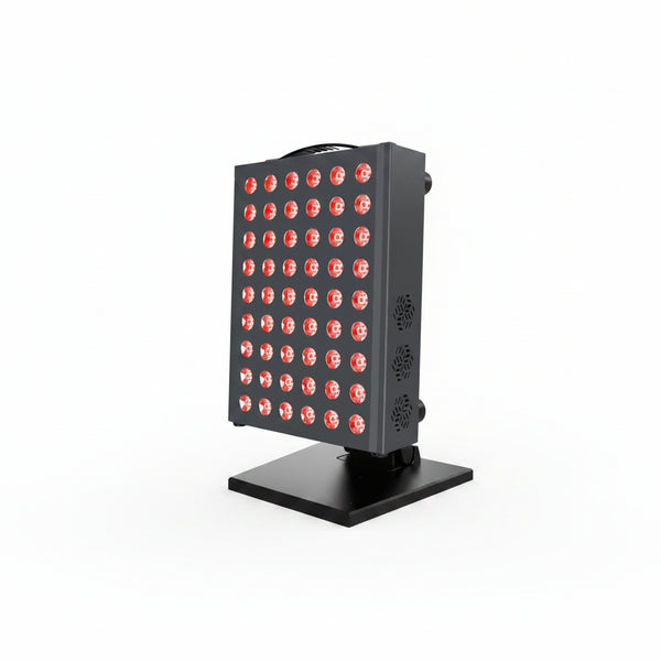 Red Light Therapy Panel Device – 660Nm Red & 850Nm near Infrared Light Therapy, LED Light Therapy Lamp, 60 Dual Chip Leds, Timer, Table Top Stand Included – PRO300